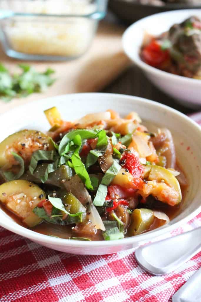 Simple Slow Cooker Ratatouille | Frugal Nutrition