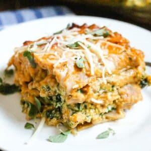 Spinach Pumpkin Lasagna