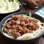 20 MInute Thai Coconut Beef and Zucchini Noodles | Frugal Nutrition