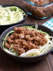 20 MInute Thai Coconut Beef and Zucchini Noodles | Frugal Nutrition