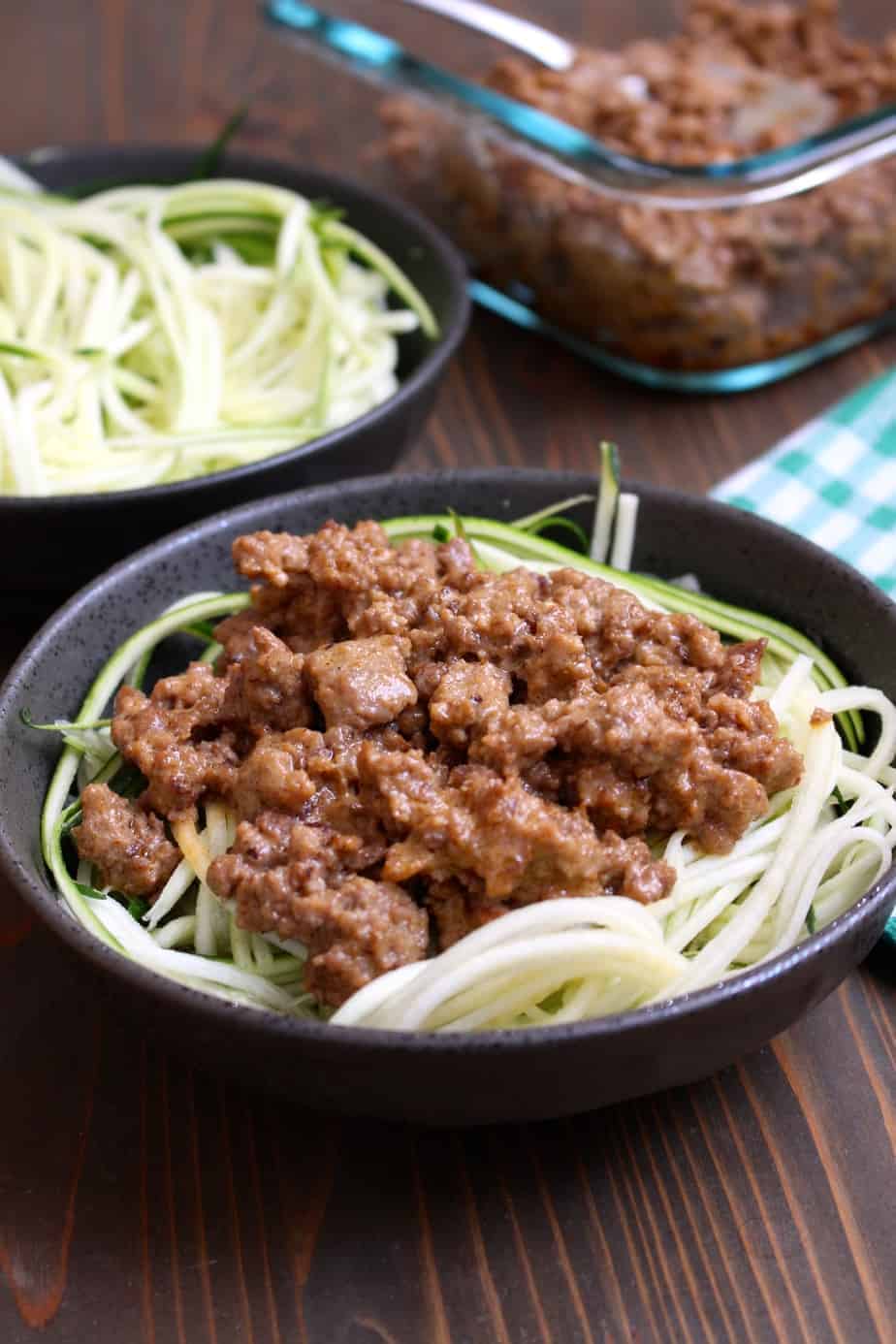 20 MInute Thai Coconut Beef and Zucchini Noodles | Frugal Nutrition