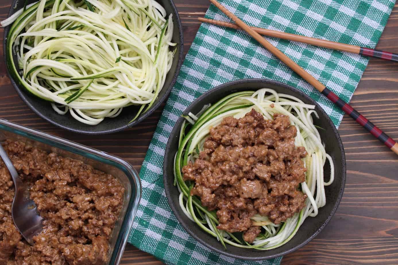 Thai Coconut Beef & Zucchini Noodles | Frugal Nutrition