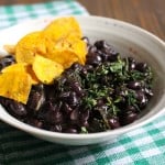 Cuban Black Beans (with Kale)