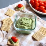 Easy 3-Ingredient Basil Cream Cheese Dip | Frugal Nutrition