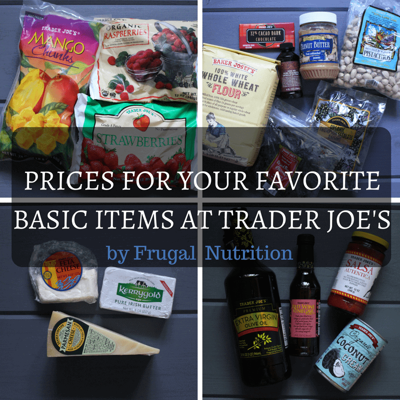 Trader Joe's Grocery Store Prices - Frugal Nutrition
