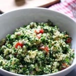 Cilantro Lime Quinoa and Chickpea Salad | Frugal Nutrition #vegan #salad