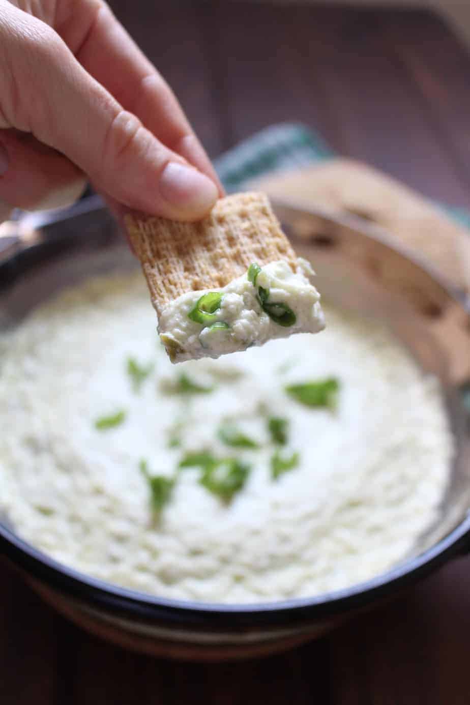 Easy Baked Jalapeño Cream Cheese Dip | Frugal Nutrition