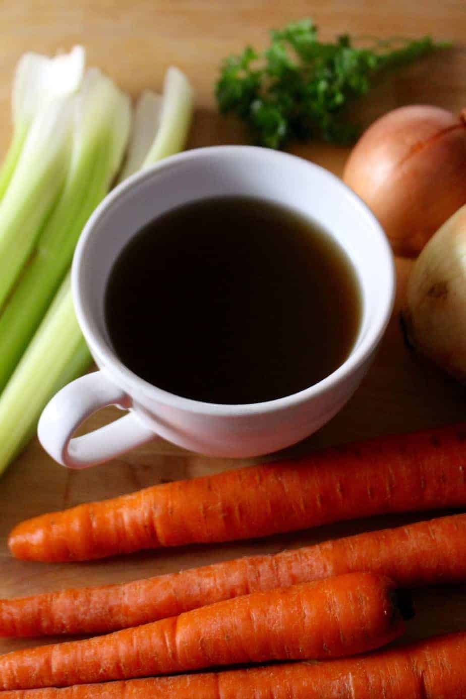 Homemade Nourishing Vegetable Broth | Frugal Nutrition