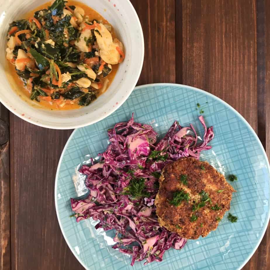 Salmon Cakes and Thai Curry Whole30