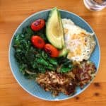 Whole30 Breakfast Eggs Hash Greens