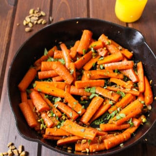 Pistachio Ghee Carrots | Frugal Nutrition