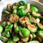 Stovetop Lemon Brussels Sprouts | Frugal Nutrition