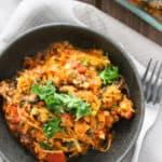 Easy Kid Friendly Pizza Spaghetti Squash Casserole | Frugal Nutrition