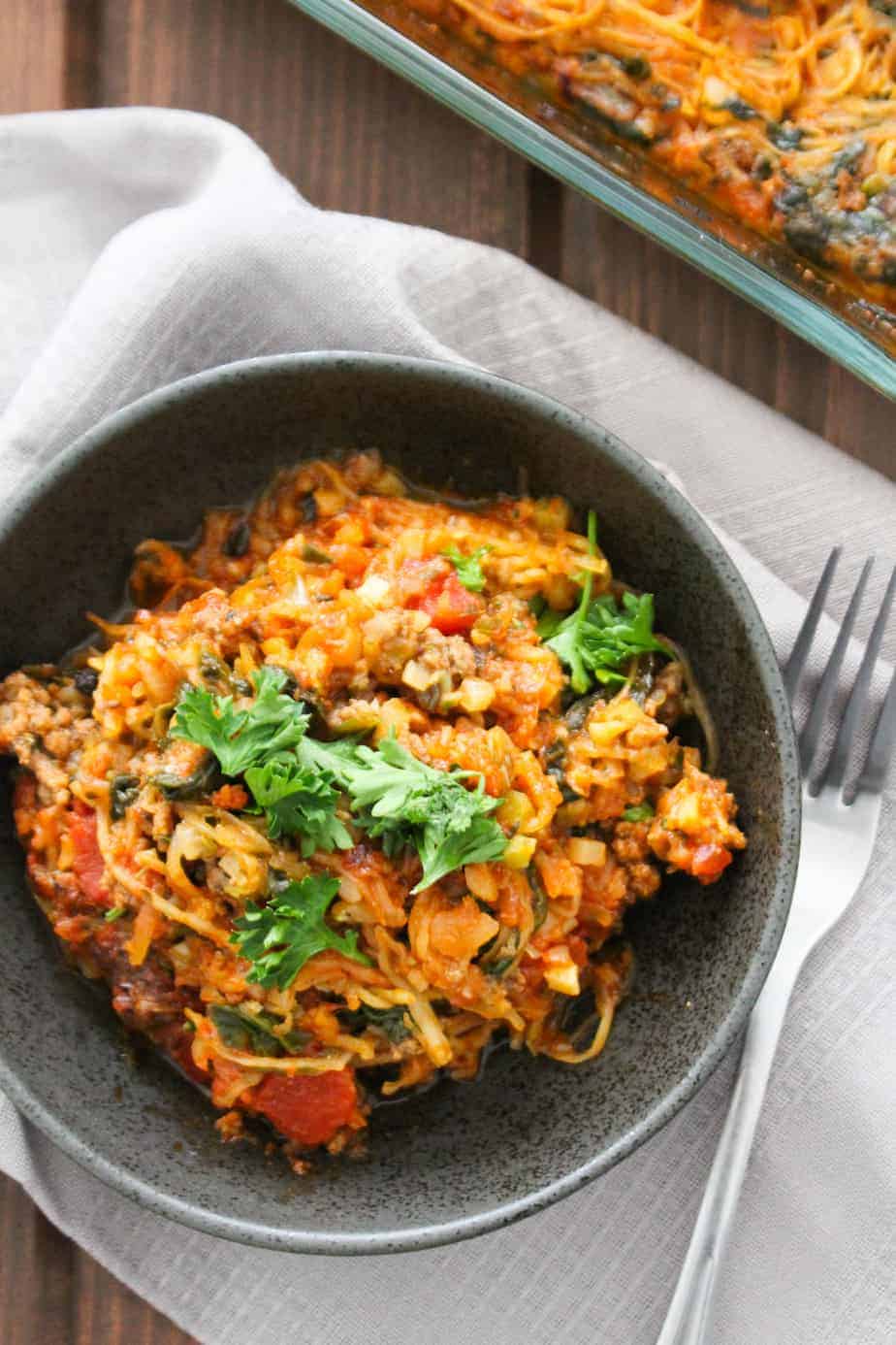 Easy Kid Friendly Pizza Spaghetti Squash Casserole | Frugal Nutrition