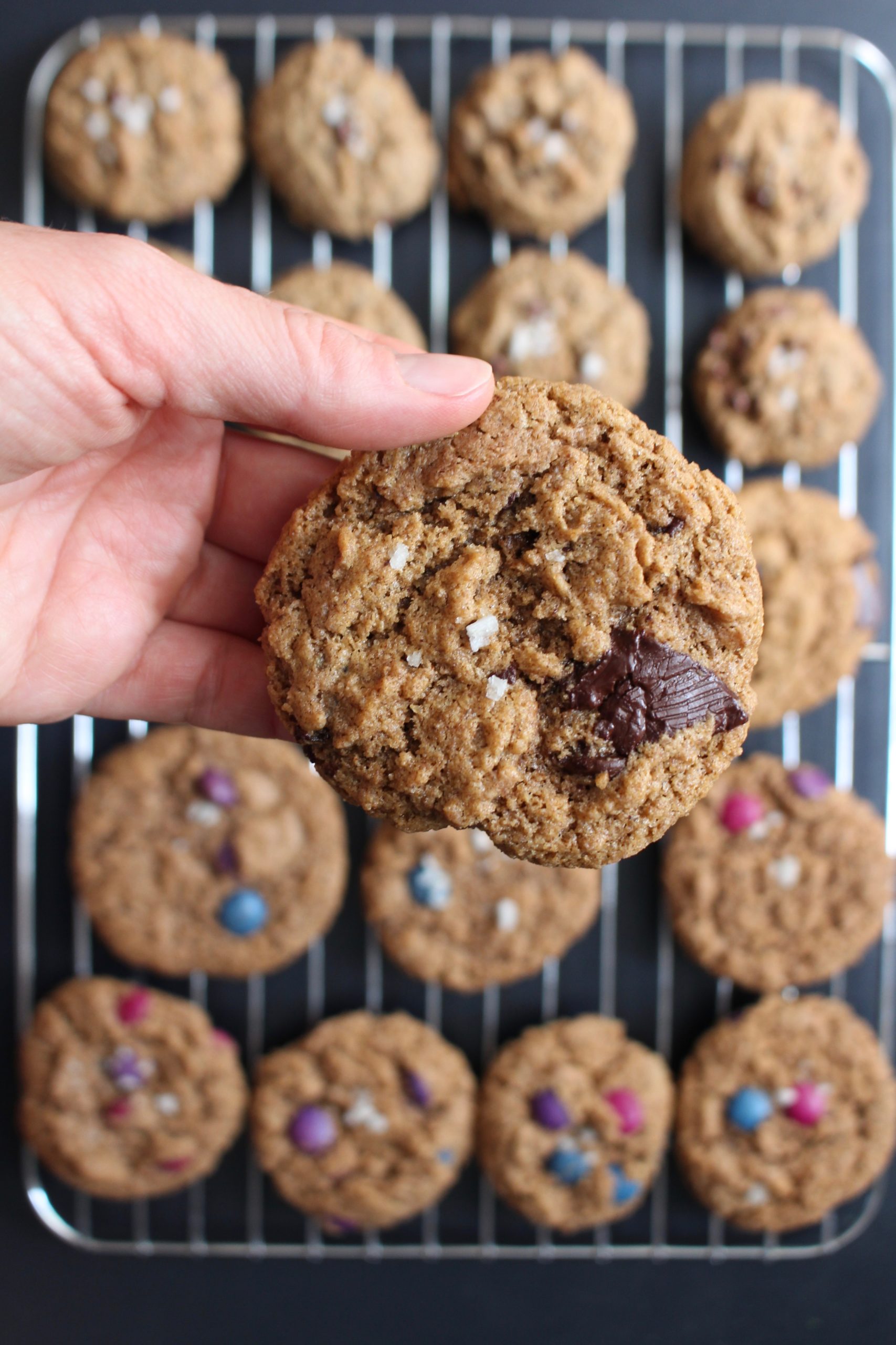 Almond Butter Chocolate Chunk Cookies | Frugal Nutrition