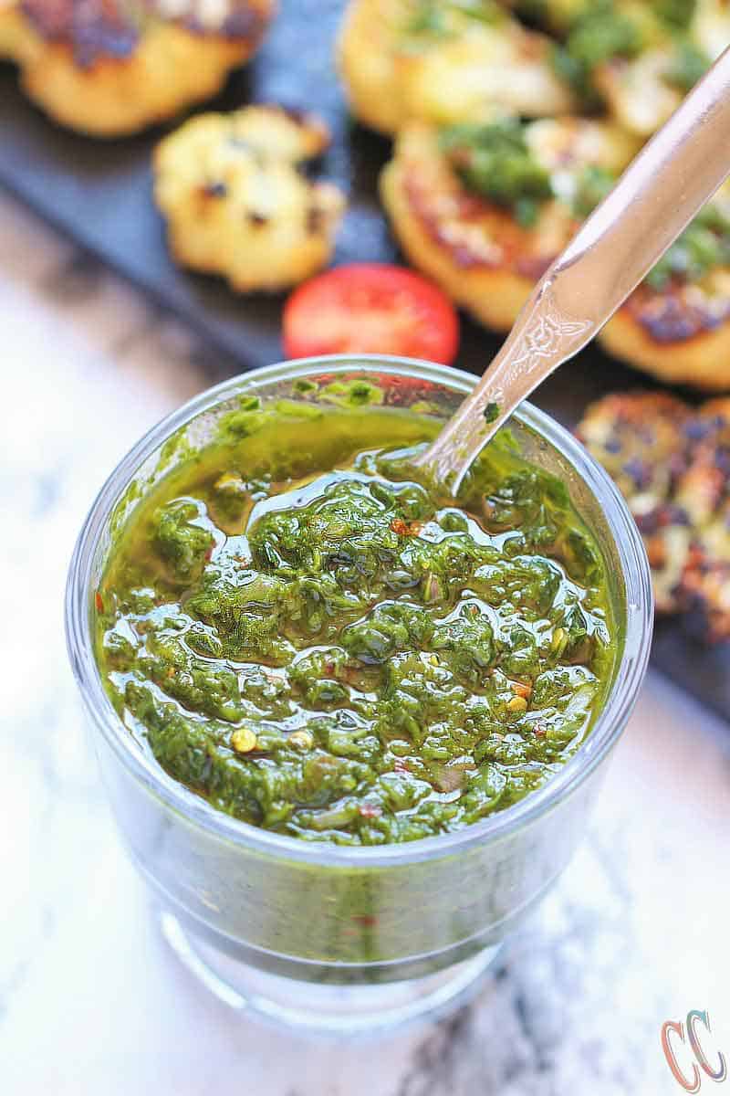 Chimichurri-Sauce-vegan cooking carnival