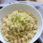 Easy Coconut Lime Quinoa | Frugal Nutrition