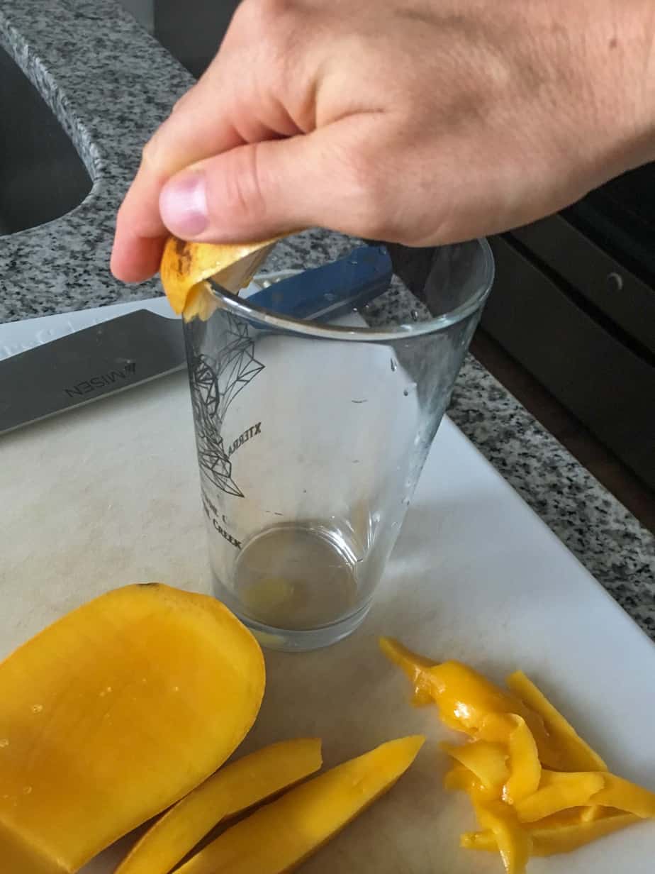 How to Cut a Mango with a Glass | Frugal Nutrition