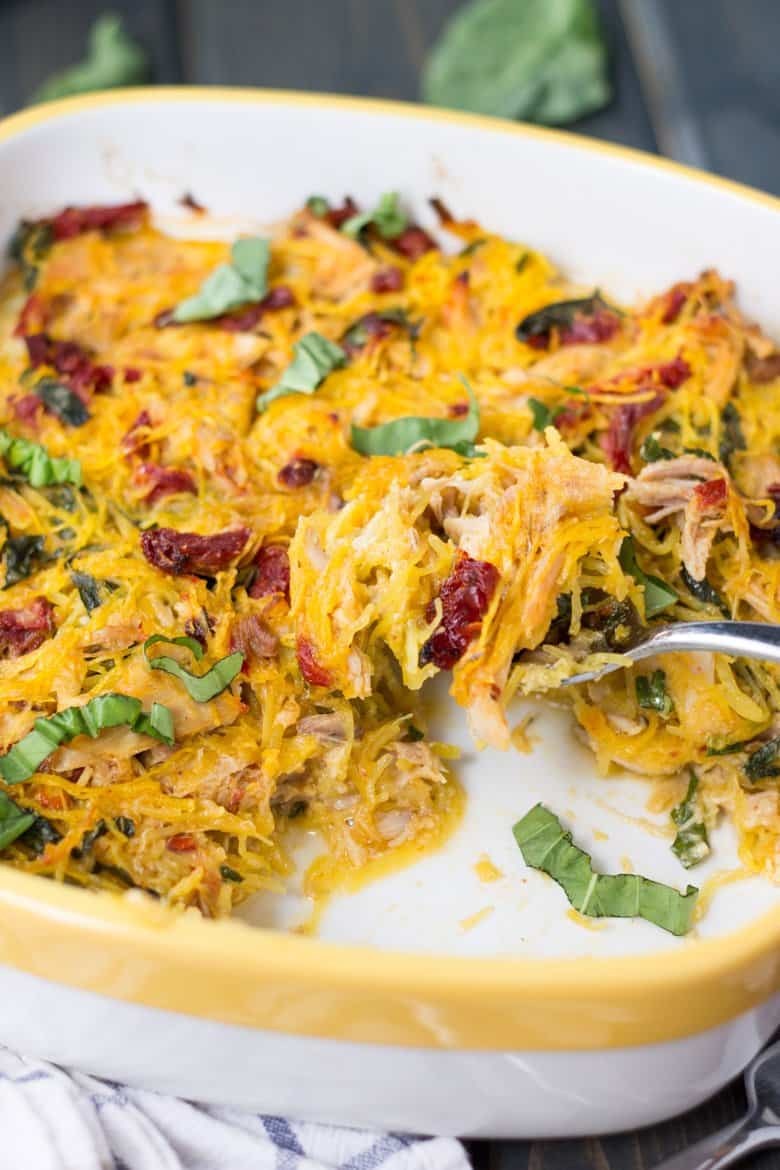 whole30-tuscan-chicken-spaghetti-squash-1 physical kitchness