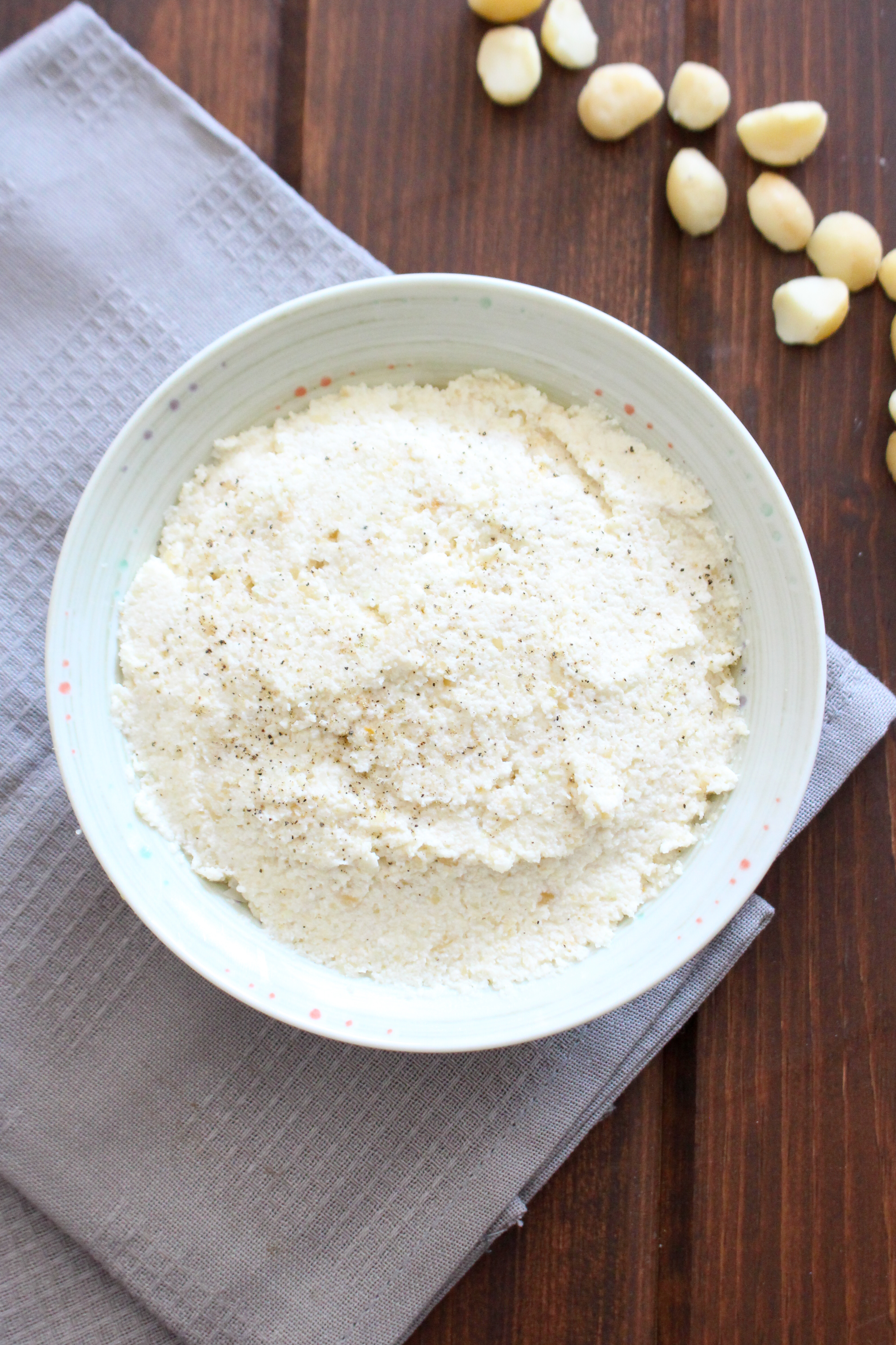 Macadamia Cauliflower Ricotta | Frugal Nutrition