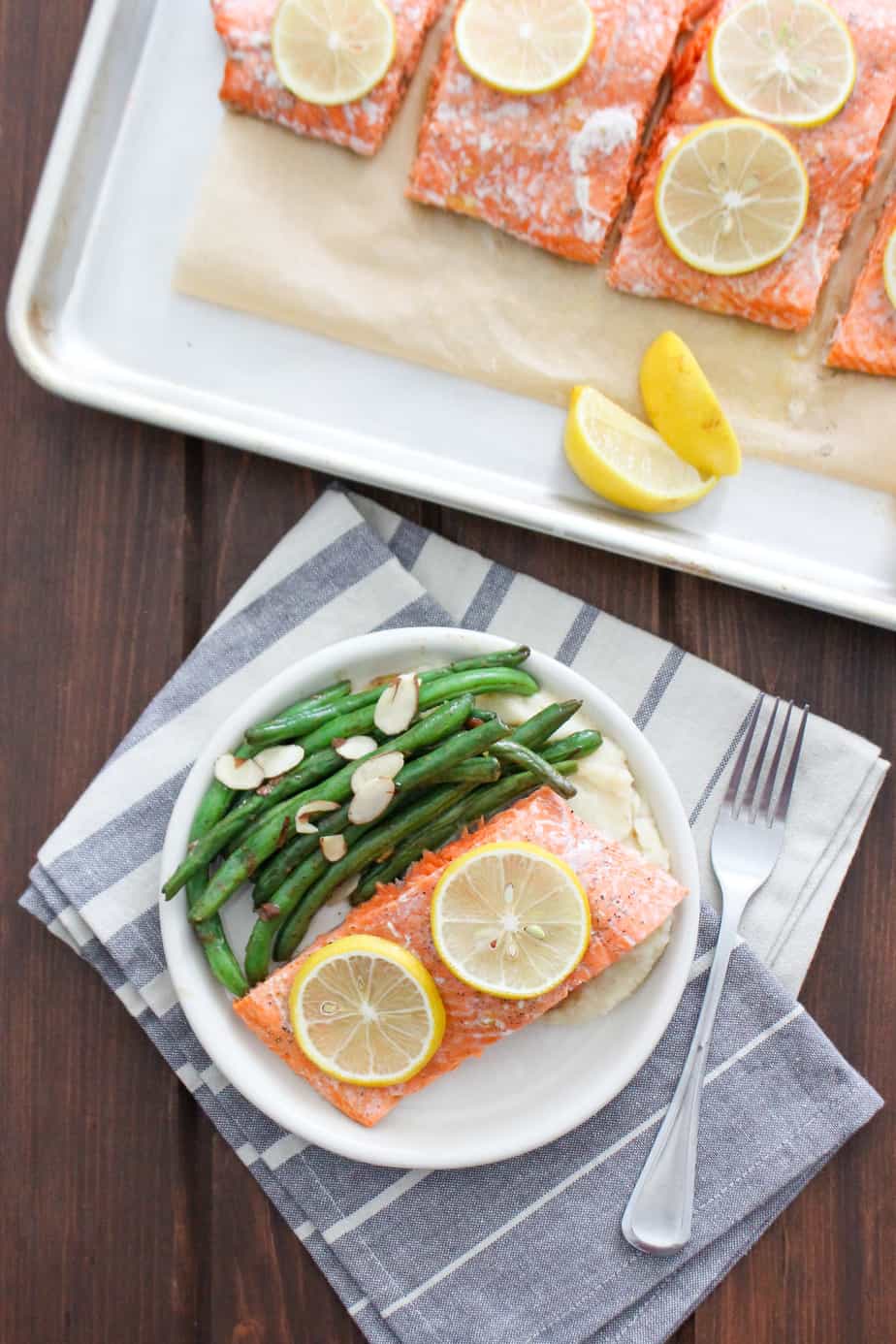 Roasted Wild Salmon Fillet Dinner | Frugal Nutrition