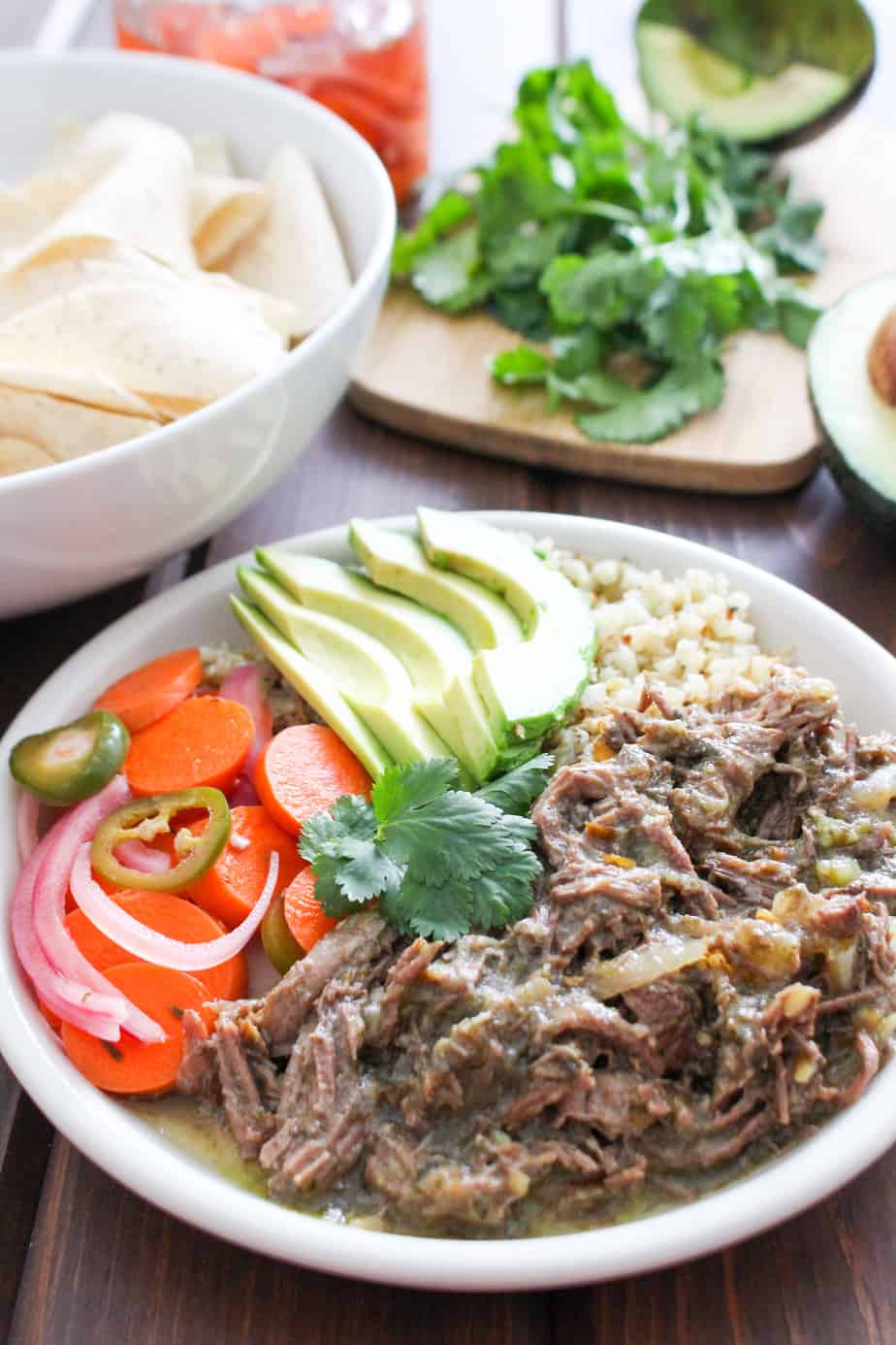 Slow Cooker Beef Chile Verde | Frugal Nutrition