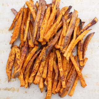 Spicy Chipotle Sweet Potato Fries - I Heart Vegetables