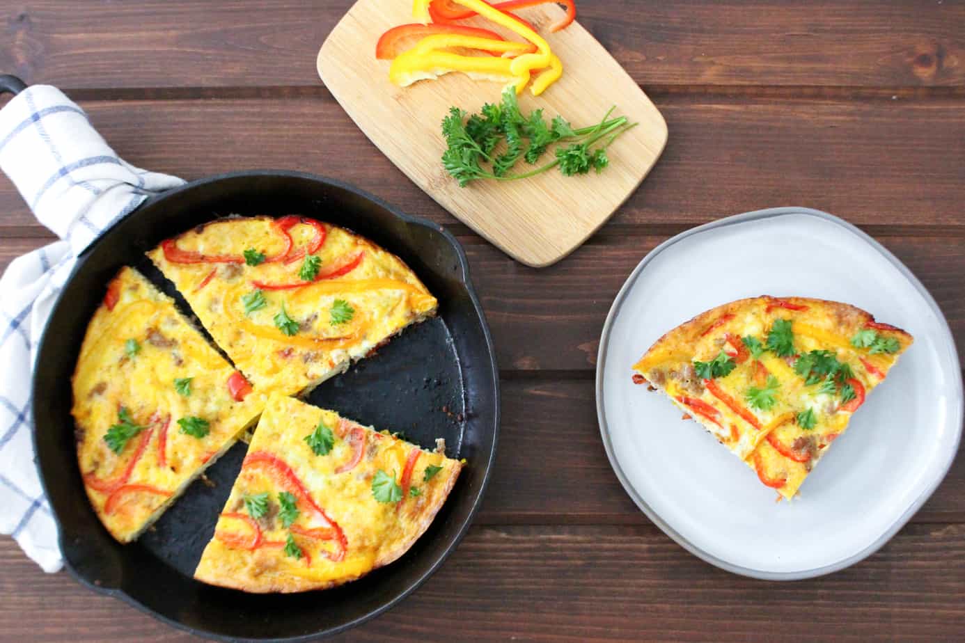 Skillet Frittata | Frugal Nutrition