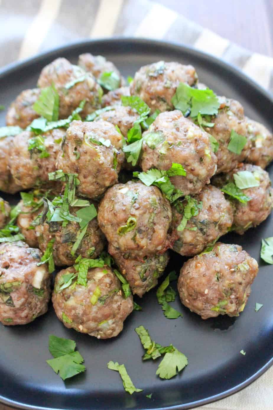 GF DF Vietnamese Bun Cha Meatballs | Frugal Nutrition #glutenfree #dairyfree #paleo #whole30 #paleomeatballs