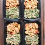 Italian Quinoa Marinara Frozen Meal Prep Containers | Frugal Nutrition