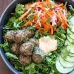 Vietnamese Meatball Bowls (Bun Cha Bowls) | Frugal Nutrition
