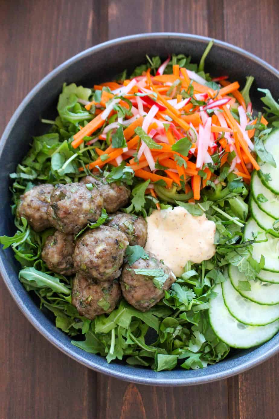 Vietnamese Meatball Bowls (Bun Cha Bowls) | Frugal Nutrition