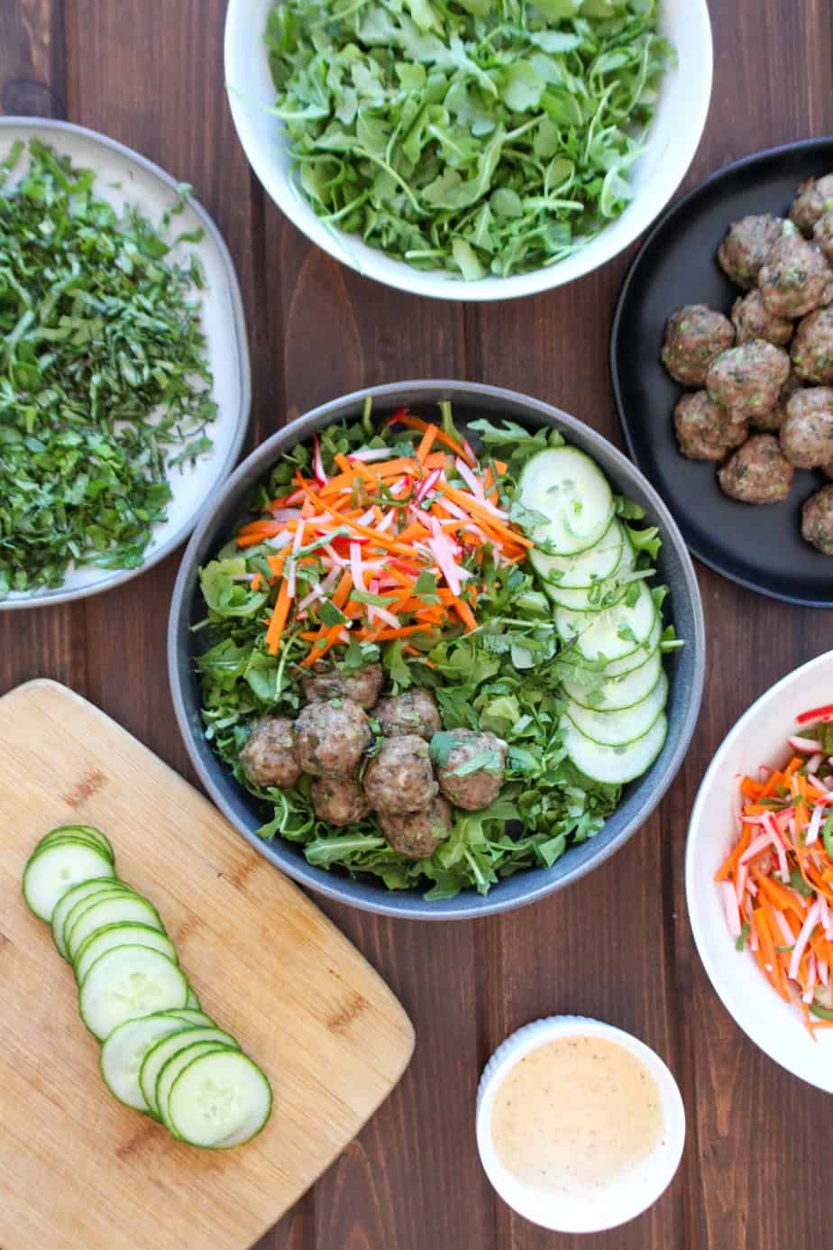 Bun Cha Salad Bar | Frugal Nutrition