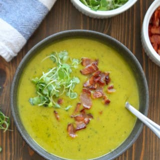 Kabocha Squash Soup with Bacon | Frugal Nutrition