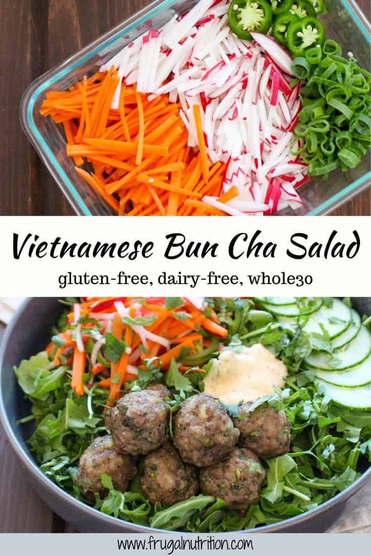 Vietnamese Bun Cha Salad Recipe Frugal Nutrition