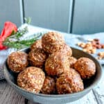 bowl of snickerdoodle date bites