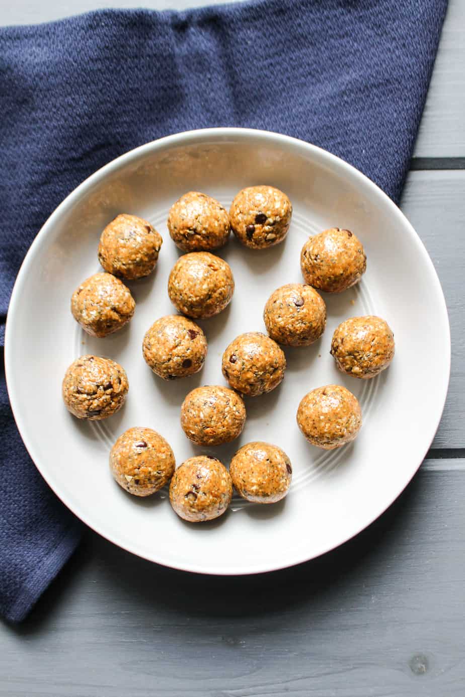 bowl with cookie dough bites