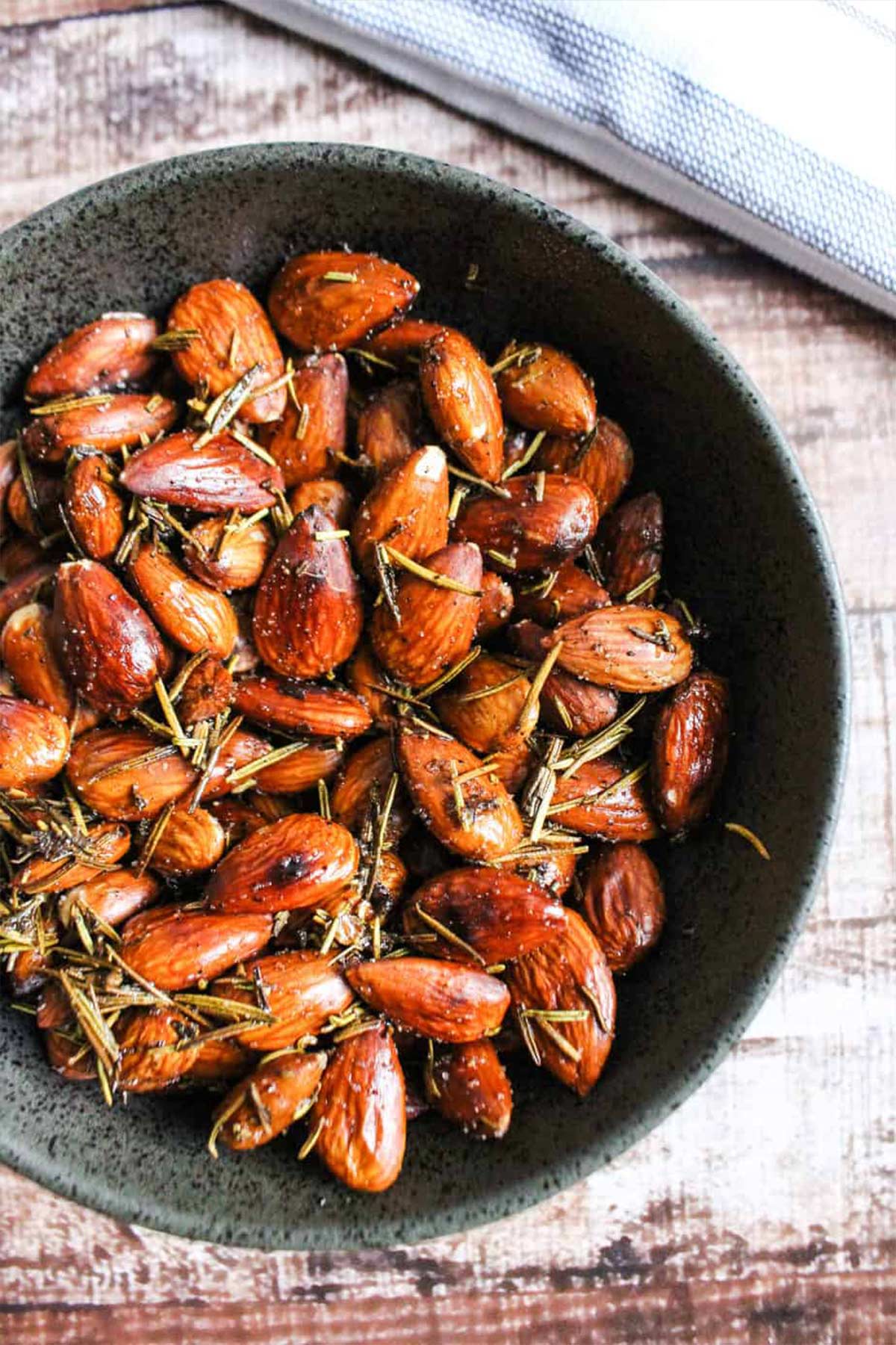 A tasty serving of almond recipes savory served up in a bowl.