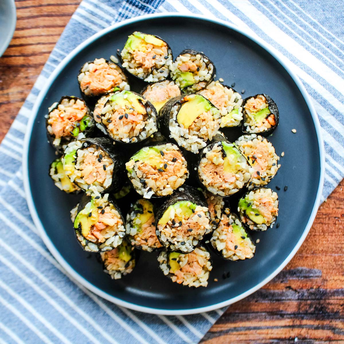 Quick Nori Roll with Cucumber and Avocado Recipe